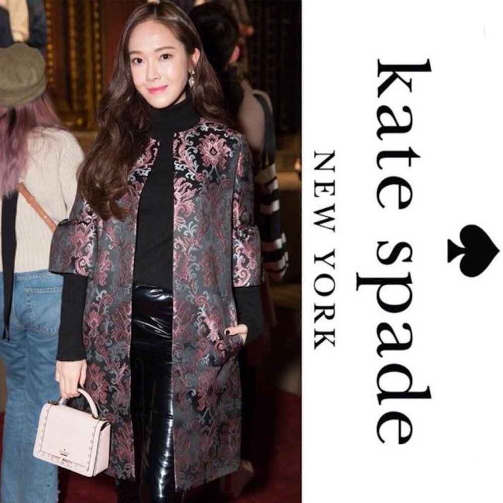 Kate Spade New York Tapestry Jacquard Coat